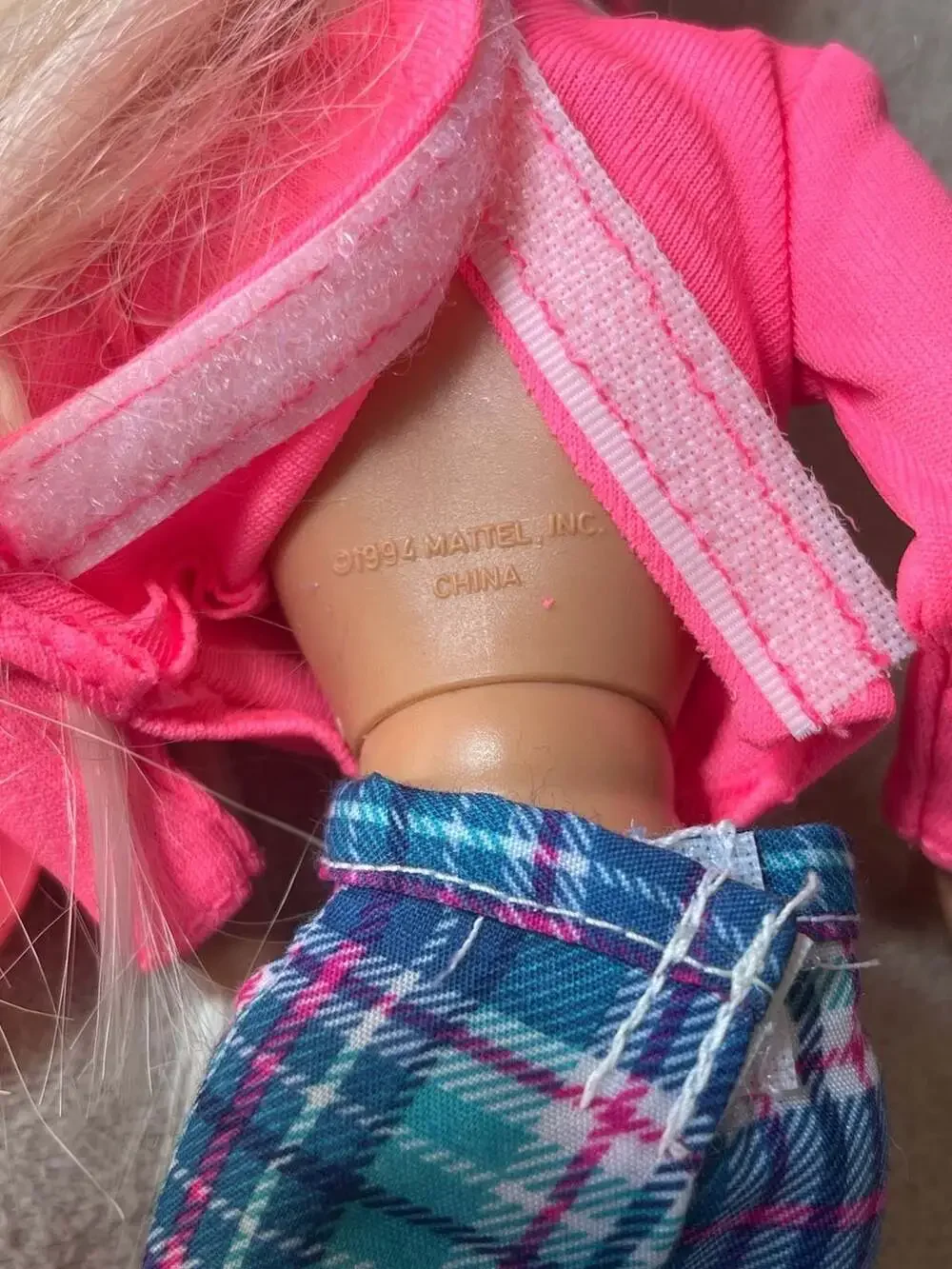 1994 Mattel Barbie Skater Doll with Helmet and Skateboard